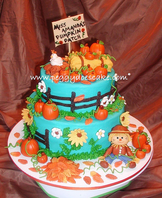 Pumpkin Patch Cake