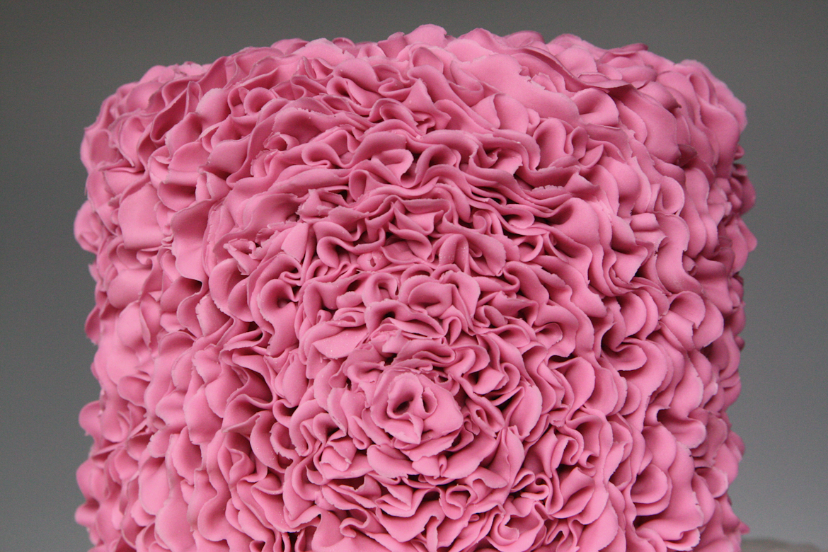 Rosette Buttercream Ruffle Cake