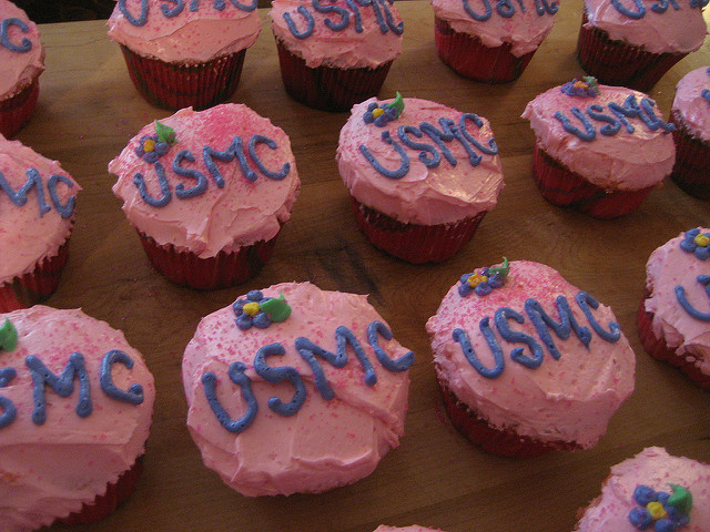 United States Marine Cupcakes