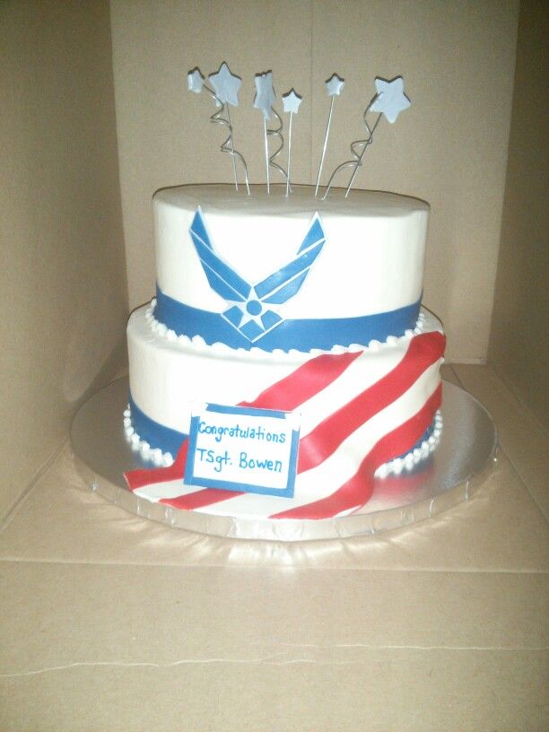 Air Force Retirement Cake