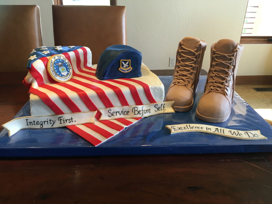 Air Force Retirement Cake