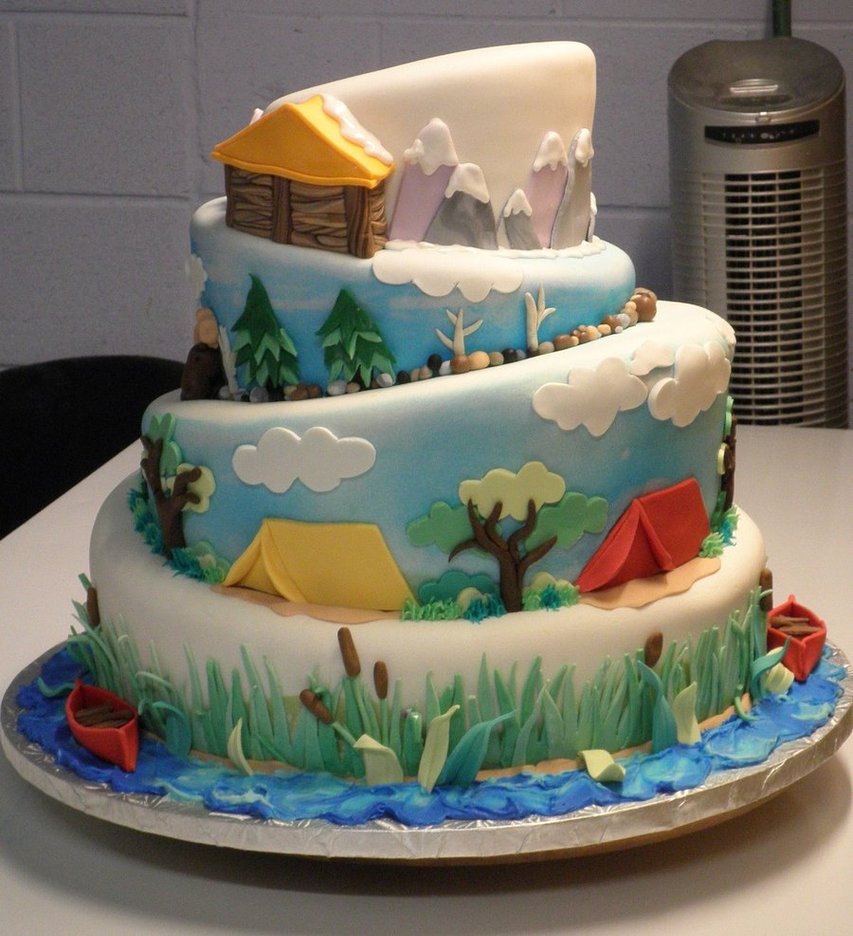 11 Photos of Camp Retirement Cakes For Men