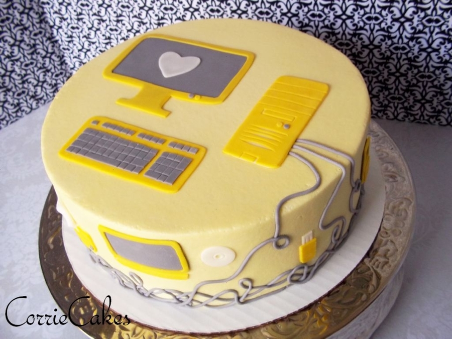 Computer Themed Cake