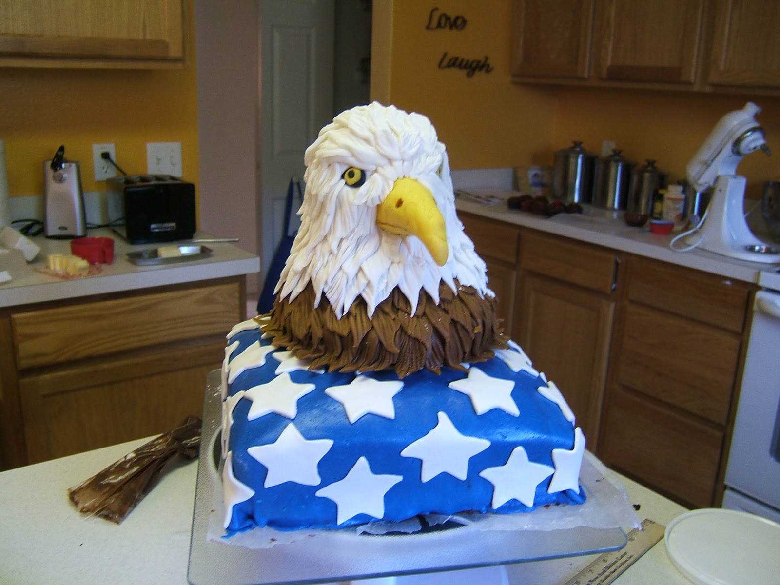 12 Photos of Giant Eagle Sheet Cakes