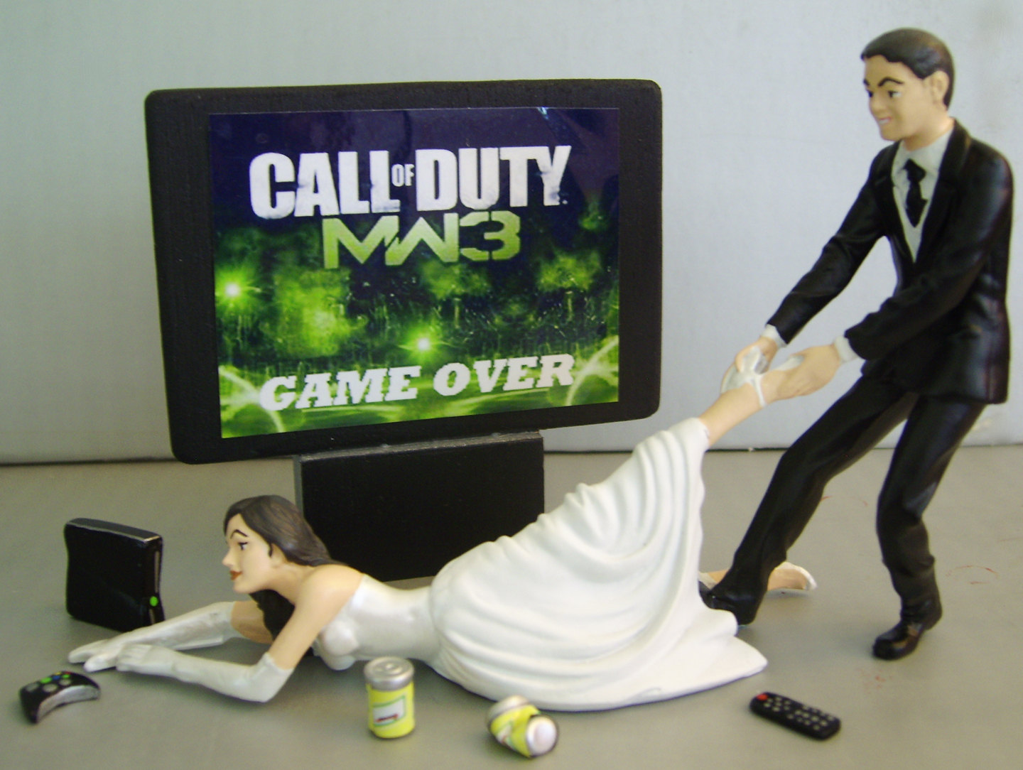 Gamer Wedding Cake Topper