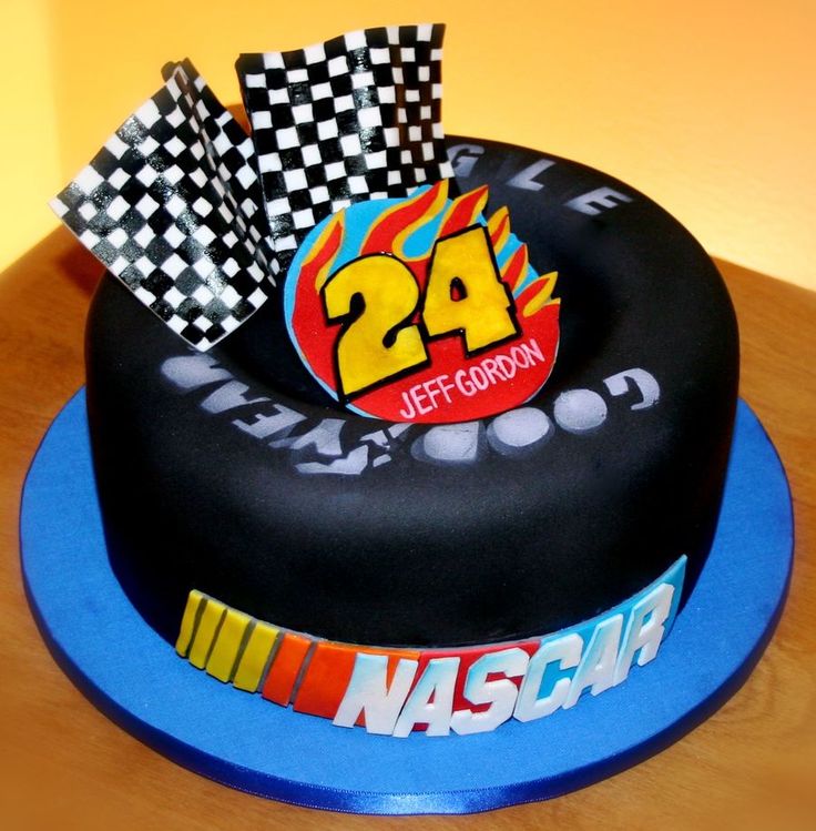 Jeff Gordon NASCAR Birthday Cakes