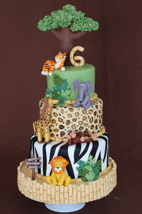 Jungle Safari Birthday Cake