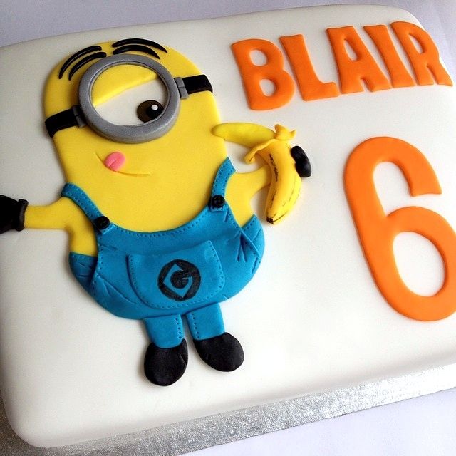 Minion Birthday Sheet Cake