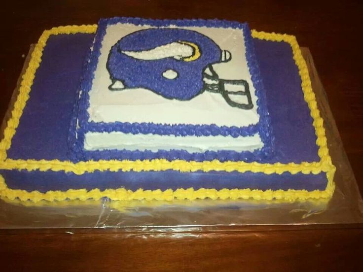 Minnesota Vikings Birthday Cake