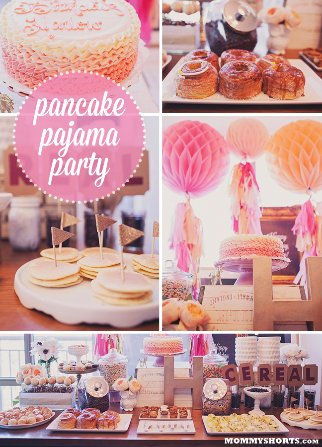 Pancakes and Pajamas Birthday Party Ideas