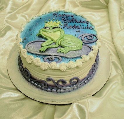 Princess Tiana Sheet Cake