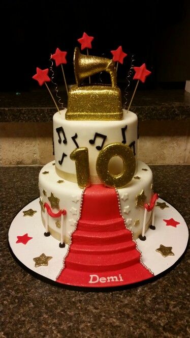 Red Carpet Themed Party Cakes