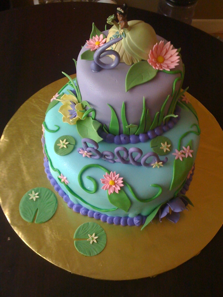 The Princess and Frog Cake