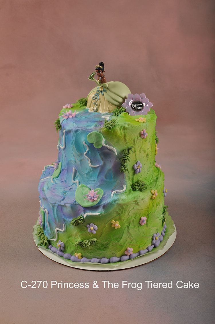 The Princess and Frog Cake