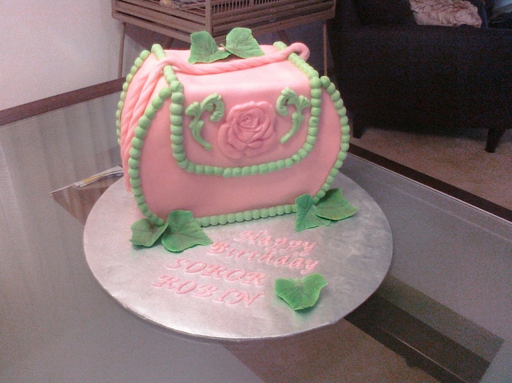 Aka Pink and Green Cake