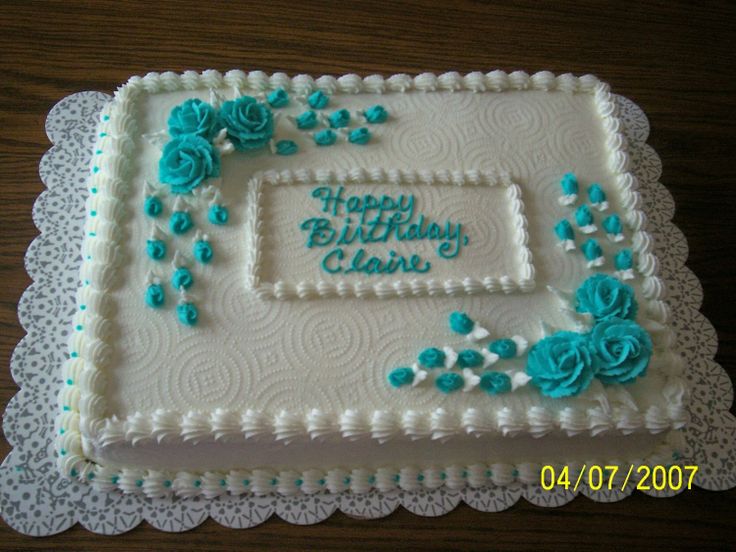 Birthday Sheet Cake Decorating Ideas