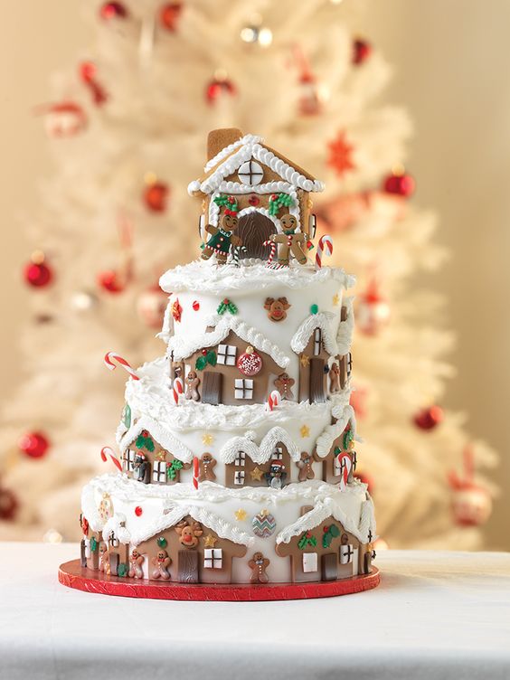 Christmas Gingerbread Cake