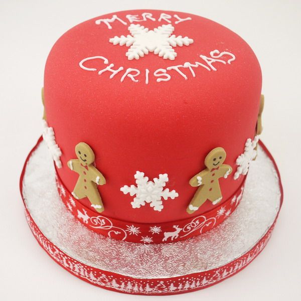 Christmas Gingerbread Man Cake