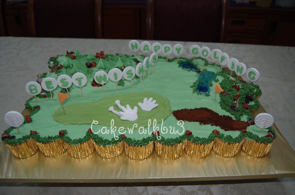 12 Photos of Golf Retirement Cupcake Cakes