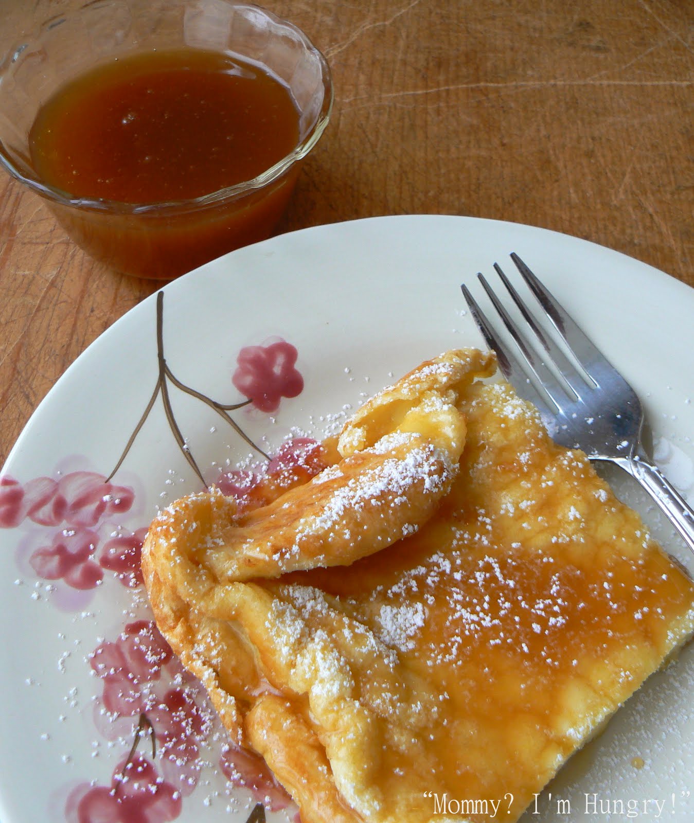 German Pancakes with Buttermilk Syrup