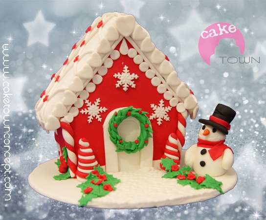 Gingerbread House with Fondant