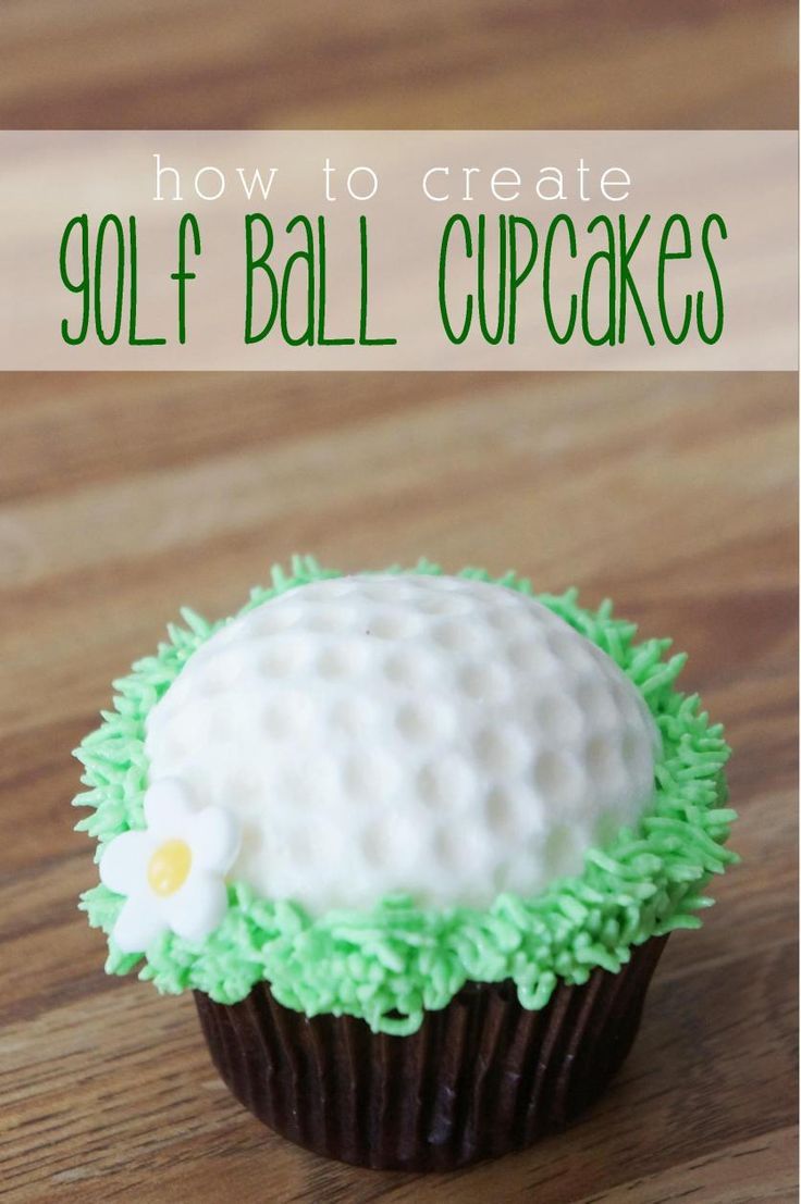 Golf Ball Cupcakes