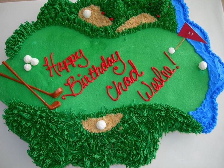 Golf Cupcake Cake