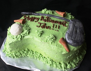 Golf Retirement Cake Ideas