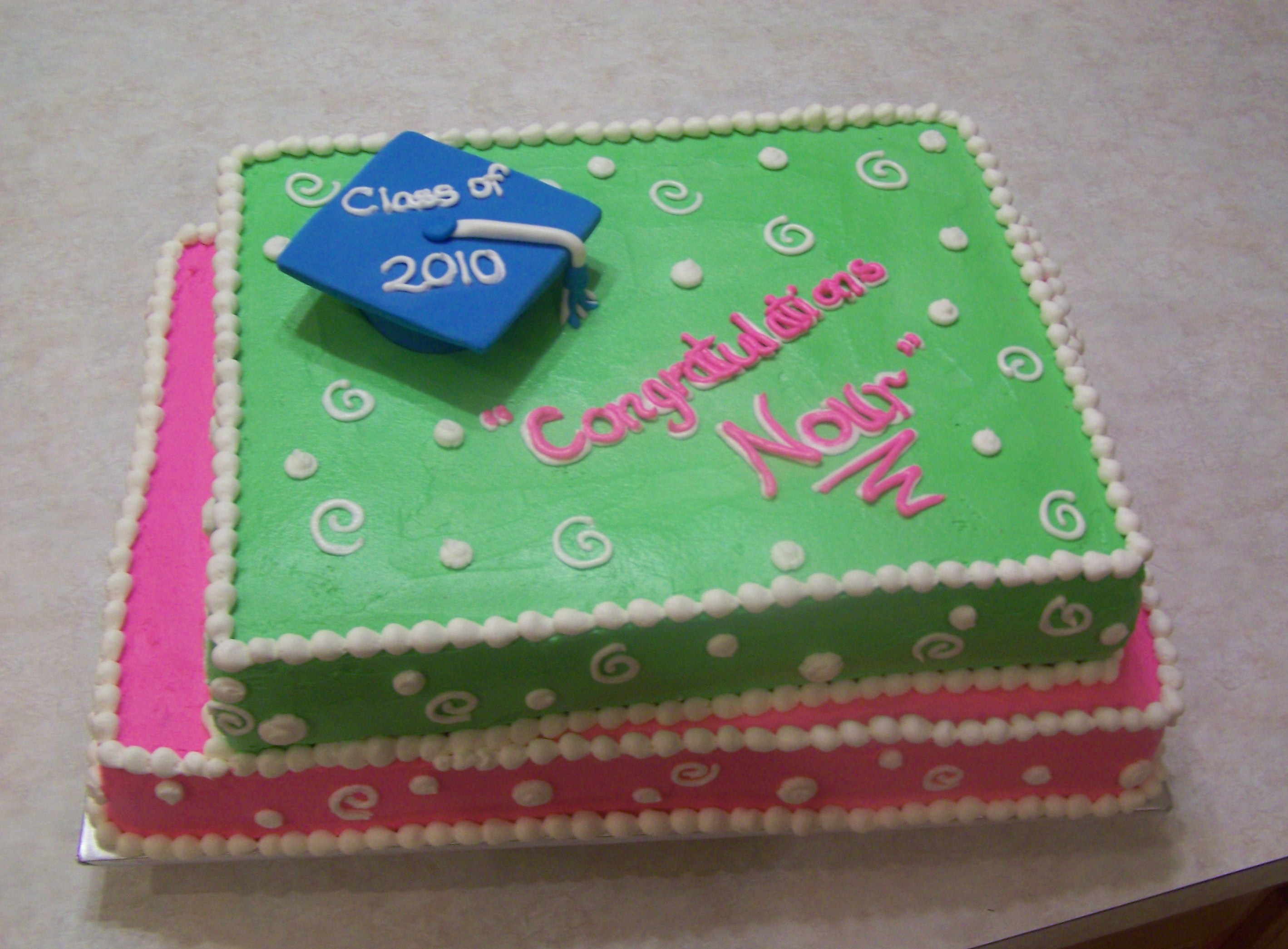 Graduation Sheet Cake