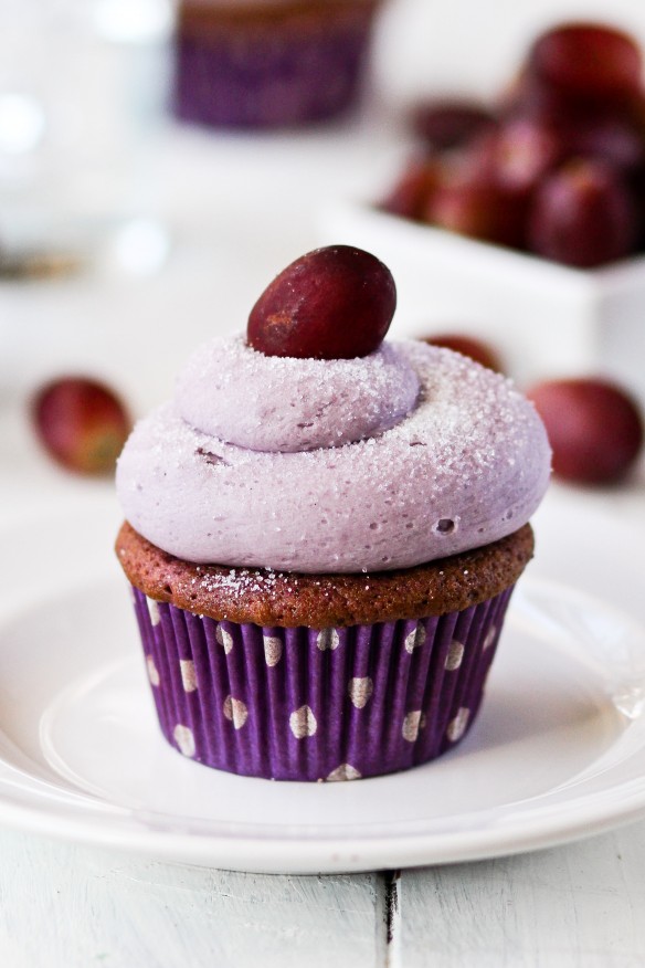 Grape Cupcakes