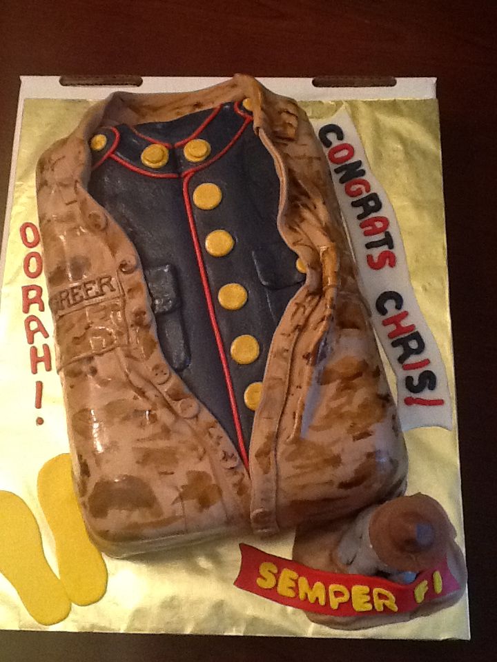 Marine Boot Camp Cake