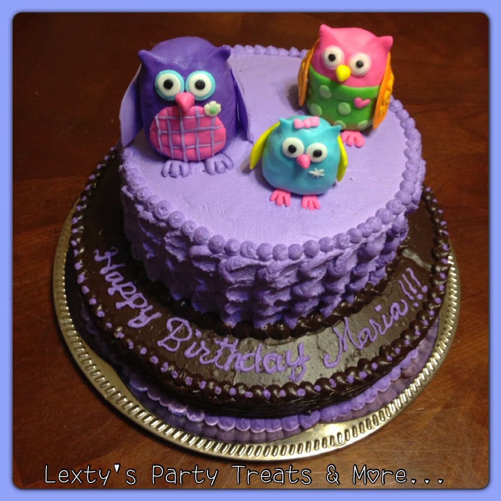 Owl Theme Cake