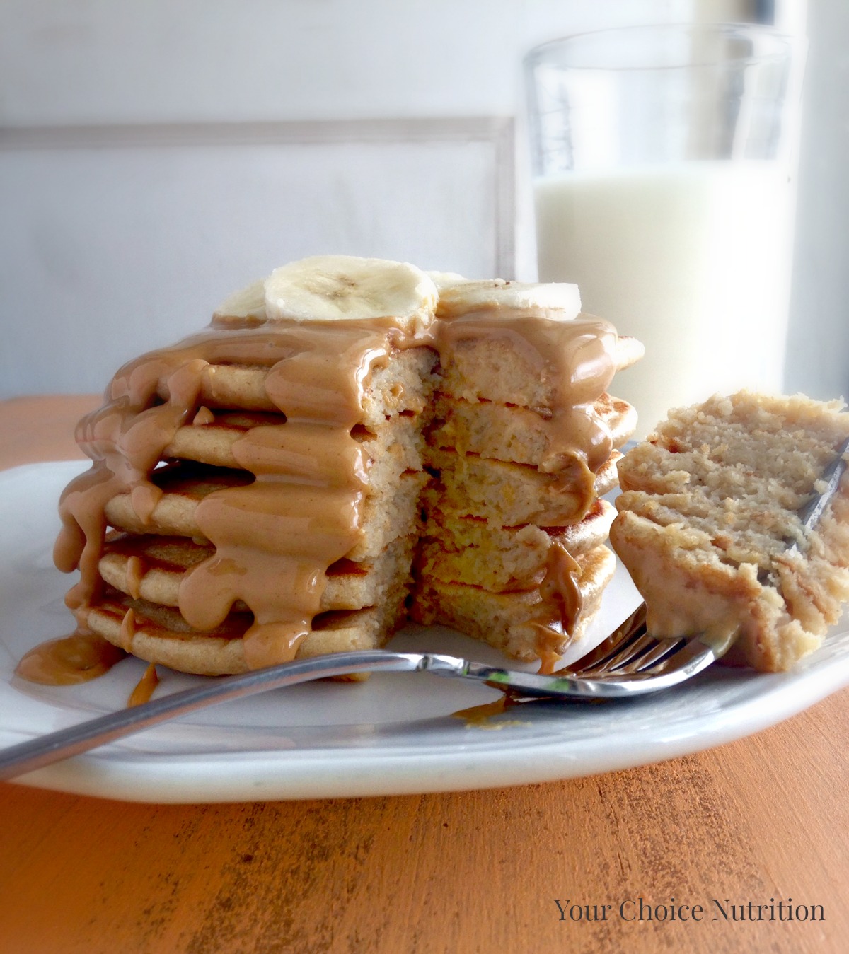 Peanut Butter Protein Pancakes