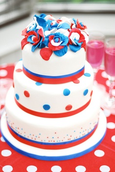 11 Red White And Blue Themed Cakes Photo Red White And Blue