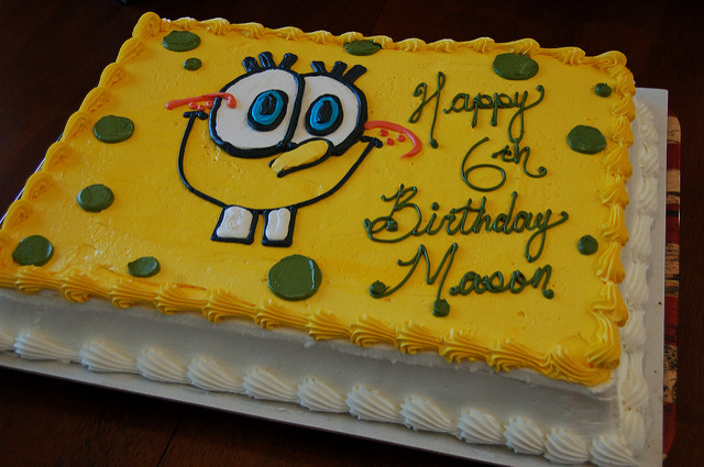 Spongebob Birthday Cake