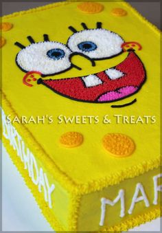 Spongebob Face Cake