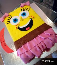 7 Photos of Spongebob Sheet Cakes Girls