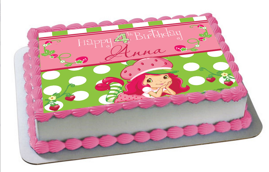 Strawberry Shortcake Sheet Cake