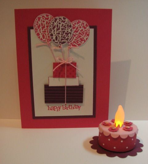 Tea Light Birthday Cake