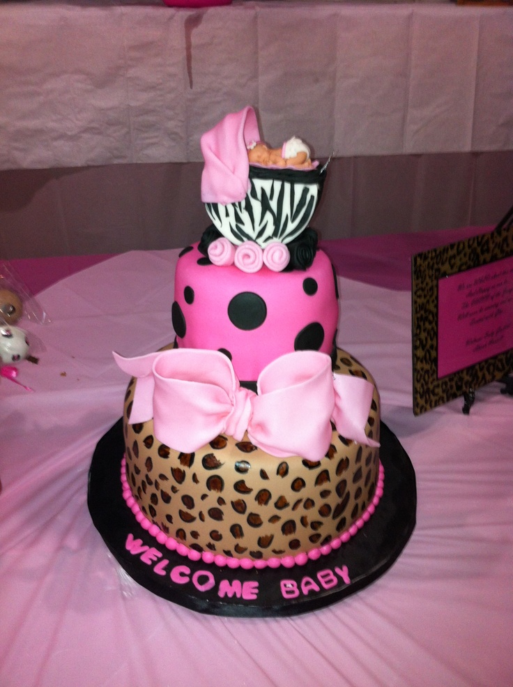 13 Cakes Baby Zebra And Lepoard Photo Animal Print Baby Shower