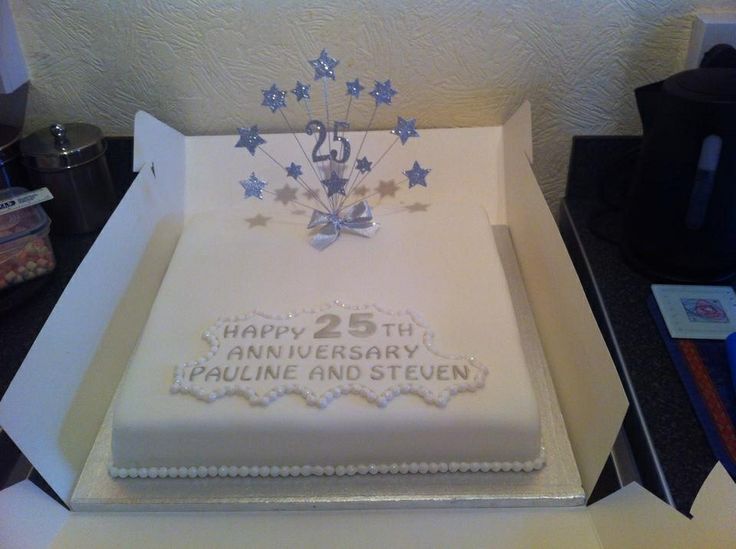 25th Anniversary Cake