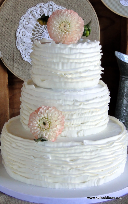 9 3 Tier Buttercream Wedding Cakes Photo Simple 3 Tier