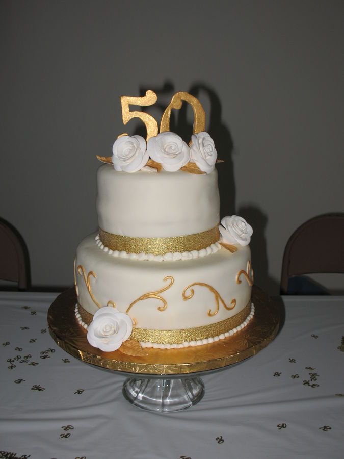 50th Anniversary Cake