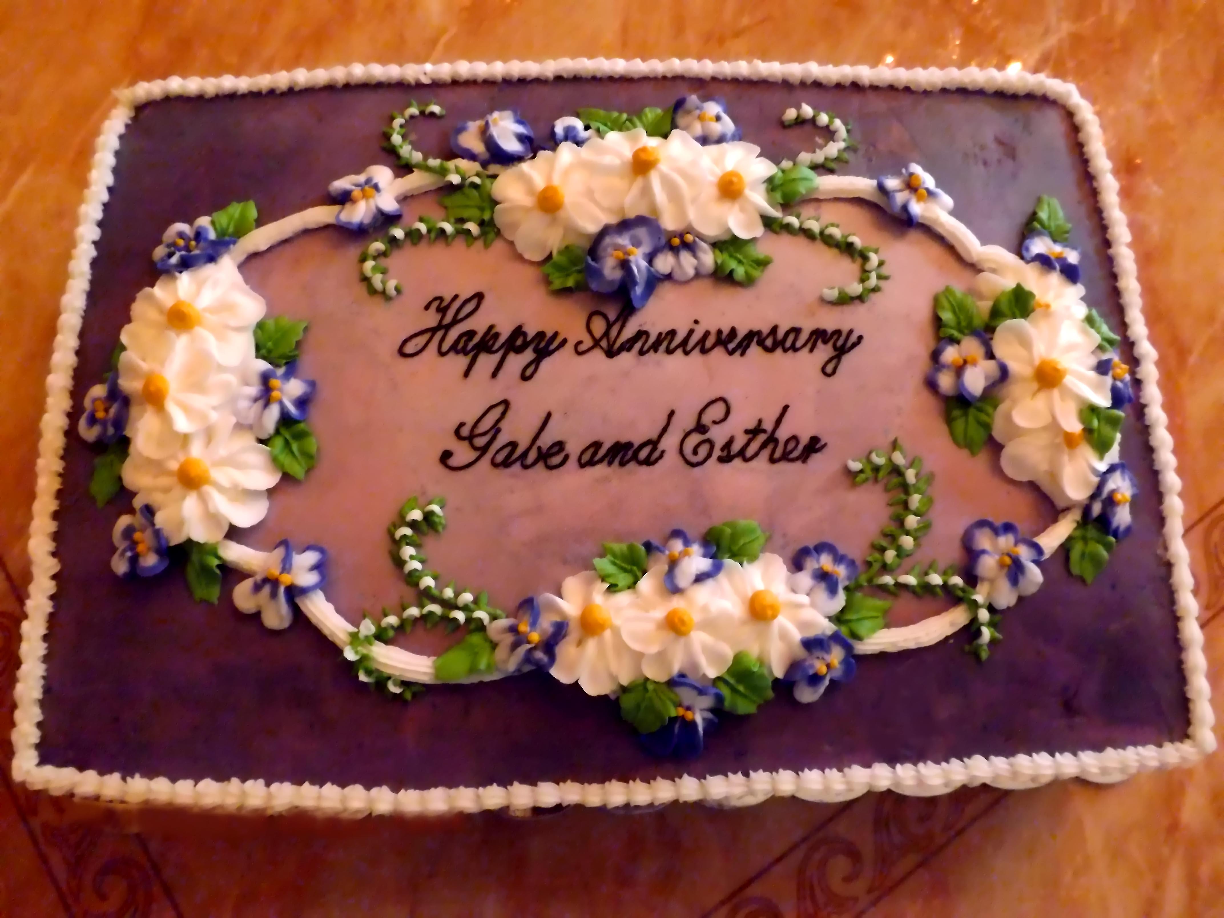 Anniversary Sheet Cake Ideas