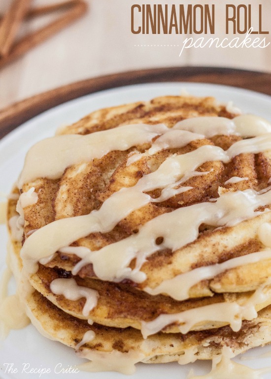 Cinnamon Roll Pancakes