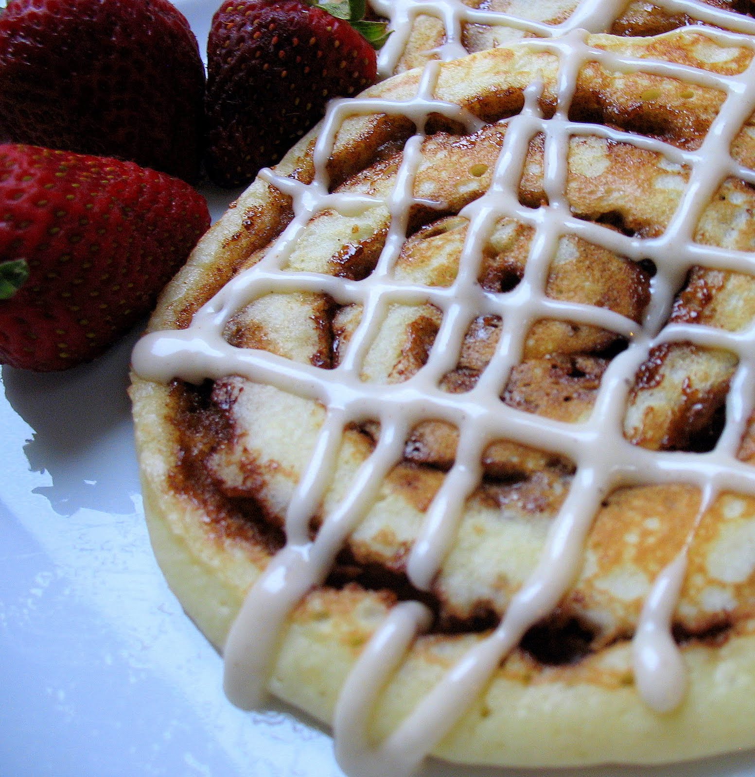 Cinnamon Roll Pancakes