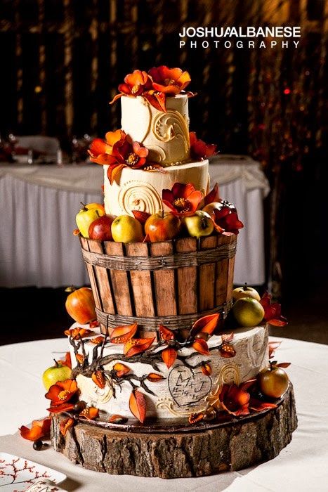 Fall Wedding Cake