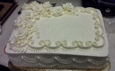 Figure Top Wedding Sheet Cakes With Elegant Anniversary Sheet Cake