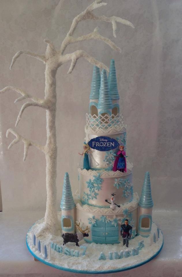 Frozen Castle Cake Ideas