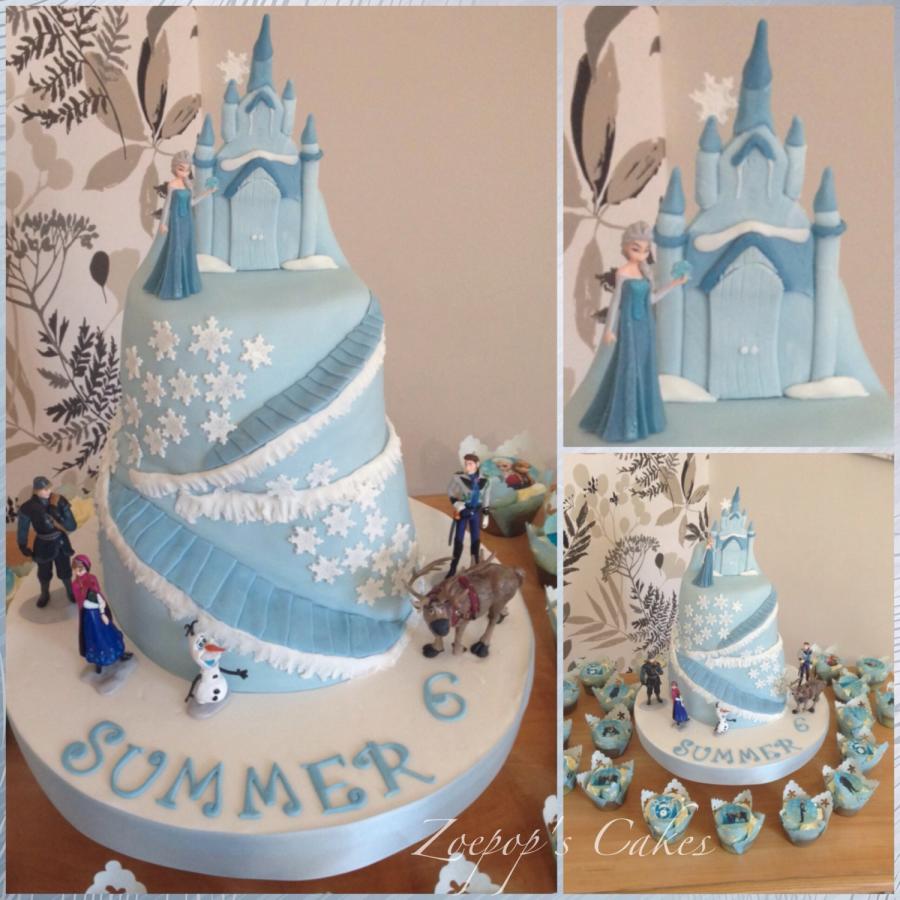 Frozen Castle Cake